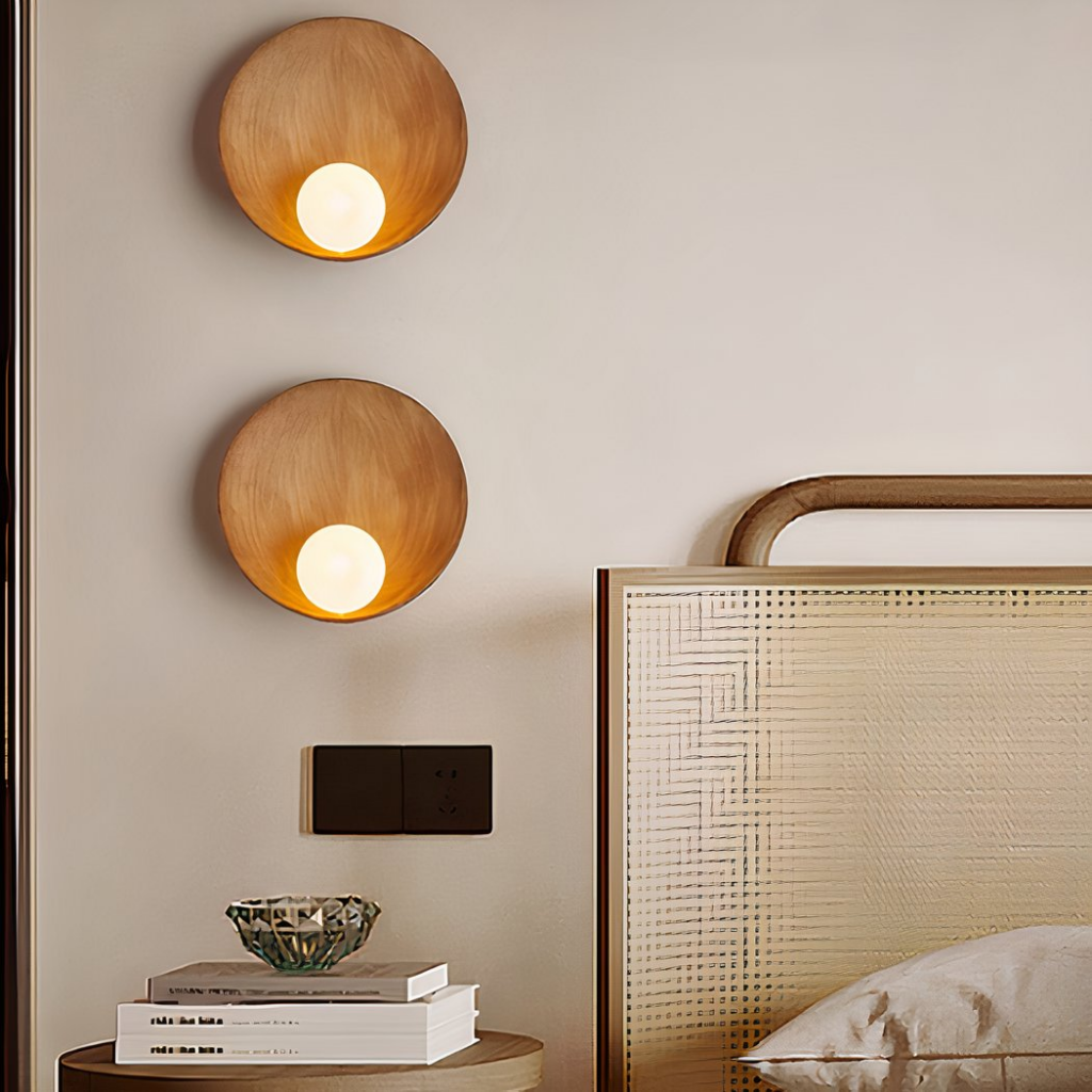 Applique murale design en résine imitation coquille