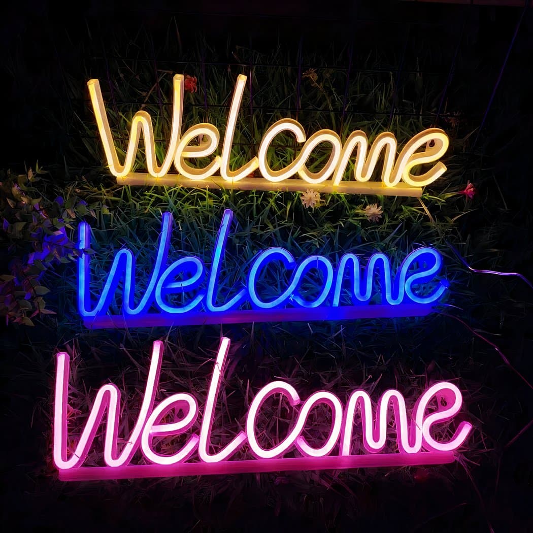 Welcome neon wall light • Wall Lights